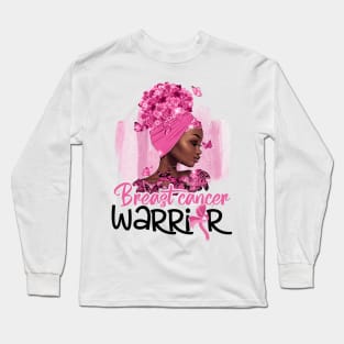 Breast Cancer Warrior Long Sleeve T-Shirt